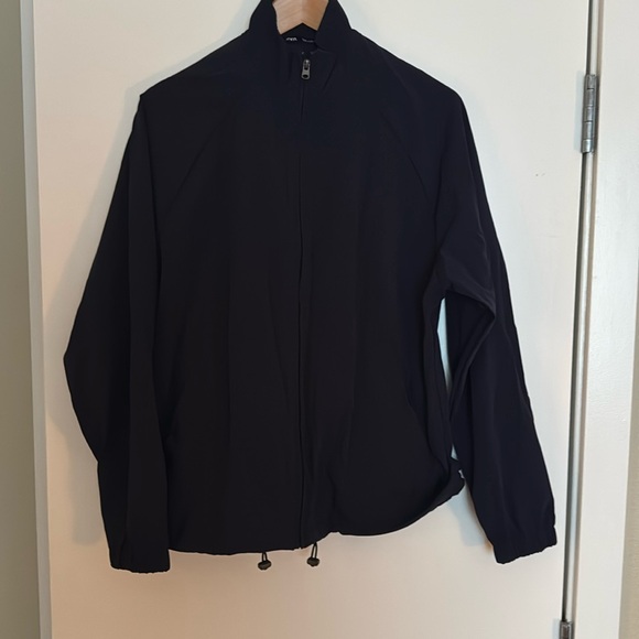 Classic Dark Navy Zara Zip-Up Jacket Wind Breaker - Picture 2 of 10